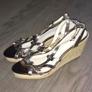 Etienne Aigner Wedge Sandals